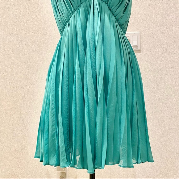 Halston Heritage Pleated Halter Dress - Picture 8 of 16
